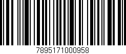 Código de barras (EAN, GTIN, SKU, ISBN): '7895171000958'