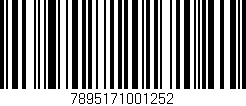 Código de barras (EAN, GTIN, SKU, ISBN): '7895171001252'