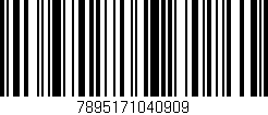 Código de barras (EAN, GTIN, SKU, ISBN): '7895171040909'