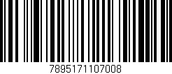Código de barras (EAN, GTIN, SKU, ISBN): '7895171107008'