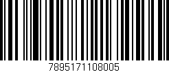 Código de barras (EAN, GTIN, SKU, ISBN): '7895171108005'