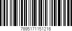 Código de barras (EAN, GTIN, SKU, ISBN): '7895171151216'