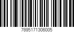 Código de barras (EAN, GTIN, SKU, ISBN): '7895171306005'