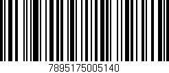 Código de barras (EAN, GTIN, SKU, ISBN): '7895175005140'