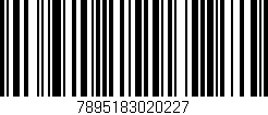 Código de barras (EAN, GTIN, SKU, ISBN): '7895183020227'