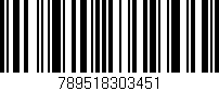 Código de barras (EAN, GTIN, SKU, ISBN): '789518303451'