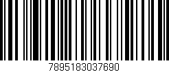 Código de barras (EAN, GTIN, SKU, ISBN): '7895183037690'
