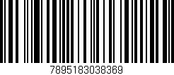 Código de barras (EAN, GTIN, SKU, ISBN): '7895183038369'