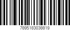 Código de barras (EAN, GTIN, SKU, ISBN): '7895183038819'