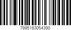 Código de barras (EAN, GTIN, SKU, ISBN): '7895183054390'