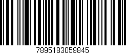 Código de barras (EAN, GTIN, SKU, ISBN): '7895183059845'
