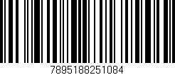 Código de barras (EAN, GTIN, SKU, ISBN): '7895188251084'