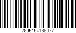 Código de barras (EAN, GTIN, SKU, ISBN): '7895194188077'