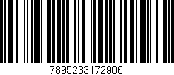 Código de barras (EAN, GTIN, SKU, ISBN): '7895233172906'