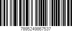 Código de barras (EAN, GTIN, SKU, ISBN): '7895249867537'