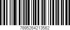 Código de barras (EAN, GTIN, SKU, ISBN): '7895264213562'