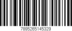 Código de barras (EAN, GTIN, SKU, ISBN): '7895265145329'