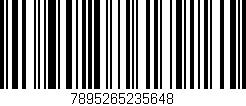Código de barras (EAN, GTIN, SKU, ISBN): '7895265235648'