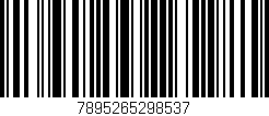 Código de barras (EAN, GTIN, SKU, ISBN): '7895265298537'