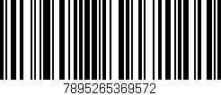 Código de barras (EAN, GTIN, SKU, ISBN): '7895265369572'