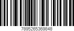Código de barras (EAN, GTIN, SKU, ISBN): '7895265369848'