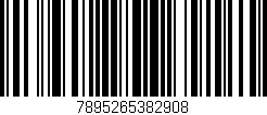 Código de barras (EAN, GTIN, SKU, ISBN): '7895265382908'