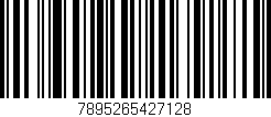 Código de barras (EAN, GTIN, SKU, ISBN): '7895265427128'