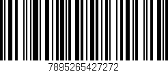 Código de barras (EAN, GTIN, SKU, ISBN): '7895265427272'