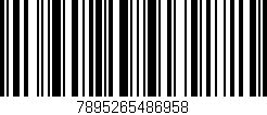 Código de barras (EAN, GTIN, SKU, ISBN): '7895265486958'