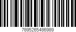 Código de barras (EAN, GTIN, SKU, ISBN): '7895265486989'