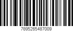 Código de barras (EAN, GTIN, SKU, ISBN): '7895265487009'