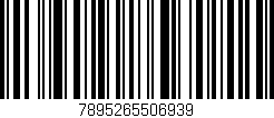 Código de barras (EAN, GTIN, SKU, ISBN): '7895265506939'
