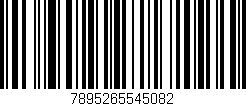 Código de barras (EAN, GTIN, SKU, ISBN): '7895265545082'