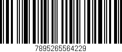 Código de barras (EAN, GTIN, SKU, ISBN): '7895265564229'
