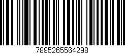 Código de barras (EAN, GTIN, SKU, ISBN): '7895265564298'