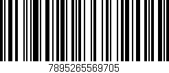 Código de barras (EAN, GTIN, SKU, ISBN): '7895265569705'
