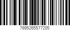 Código de barras (EAN, GTIN, SKU, ISBN): '7895265577205'