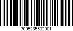 Código de barras (EAN, GTIN, SKU, ISBN): '7895265582001'