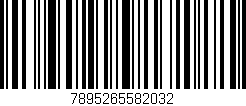 Código de barras (EAN, GTIN, SKU, ISBN): '7895265582032'