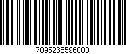Código de barras (EAN, GTIN, SKU, ISBN): '7895265596008'