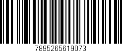 Código de barras (EAN, GTIN, SKU, ISBN): '7895265619073'