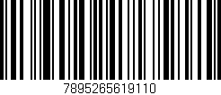 Código de barras (EAN, GTIN, SKU, ISBN): '7895265619110'