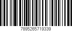 Código de barras (EAN, GTIN, SKU, ISBN): '7895265719339'