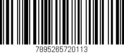 Código de barras (EAN, GTIN, SKU, ISBN): '7895265720113'