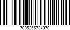 Código de barras (EAN, GTIN, SKU, ISBN): '7895265734370'