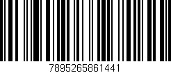 Código de barras (EAN, GTIN, SKU, ISBN): '7895265861441'