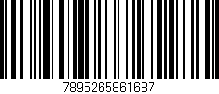 Código de barras (EAN, GTIN, SKU, ISBN): '7895265861687'