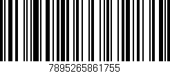 Código de barras (EAN, GTIN, SKU, ISBN): '7895265861755'