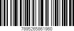 Código de barras (EAN, GTIN, SKU, ISBN): '7895265861960'