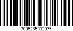 Código de barras (EAN, GTIN, SKU, ISBN): '7895265862875'